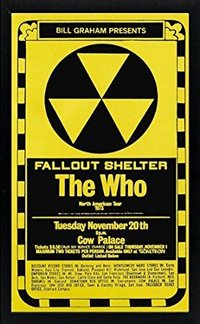 The Who Concert Poster Radioactive Framed Highest Quality