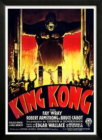 King Kong 1933 Movie Poster High Quality Framing