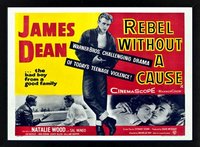 James Dean Rebel Without a Cause Poster Framed