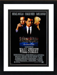 Wall Street Movie Poster Framed Many Sizes available