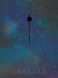 Voyager In Space NASA JPL Poster A+Quality Many Sizes Available