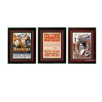 Houdini Posters Set of 3