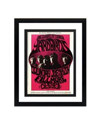 Yardbirds Poster Framed Highest Quality Framed & Mated