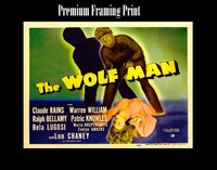 Wolf Man 1943 Poster Premium Quality Print For Framing Many Sizes Available