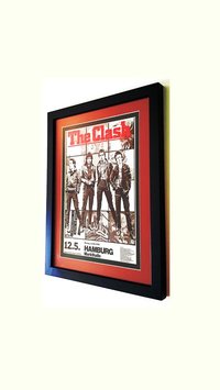 The Clash Concert Poster Double Mated Framed Print Highest Quality Display