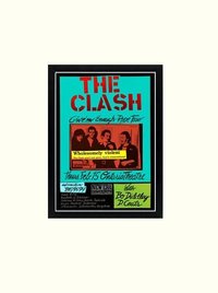 The Clash Pop Art Poster A+ Quality Framed