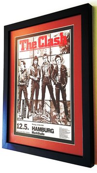 The Clash Concert Poster Double Mated Framed Print Highest Quality Display