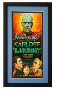 The Mummy Movie Poster Framed Double Mat Print