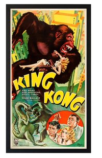 King Kong Movie Poster Framed