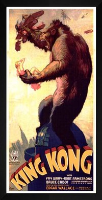 Framed King Kong Movie Poster