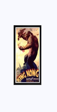 Framed King Kong Movie Poster