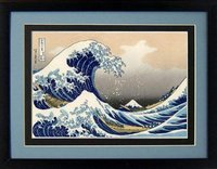 Hokusai Print Great Wave of Kanagua Framed