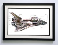 Space Shuttle Poster Custom Framed Print A+ Quality