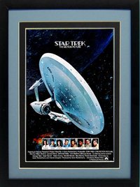 Star Trek Poster USS Enterprise Custom Framed Print A+ Quality