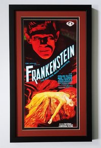Frankenstein 1931 Movie Poster Framed Double Mat Print