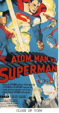 Retro Superman Poster Framed