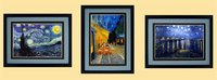 Van Gogh Prints Starry Night, River Rhone, Cafe Terrace Framed