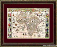 Old World Maps Africa, America, Asia, Europe