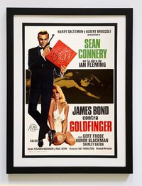 007 James Bond  Goldfinger Movie Poster