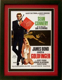 007 James Bond  Goldfinger Movie Poster