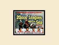 20000 Leauges Under The Sea Poster Framed