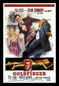 James Bond Goldfinger Poster Finest Framing