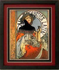 Alphonse Mucha Poster Framed Art