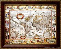 World Map by Willem Blaeu Theatrum Orbis