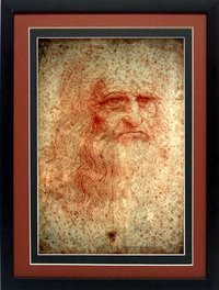 Leonardo Self Portrait Framed Poster