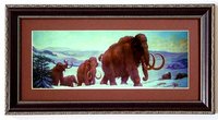 Woolly Mammoth Poster Print Framed Museum Quality