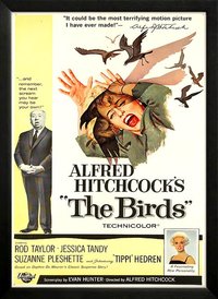The Birds Retro Movie Poster Finest Quality Framing