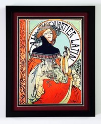 Alphonse Mucha Poster Framed Art