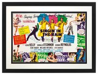 Singing In The Rain Movie Poster Framed