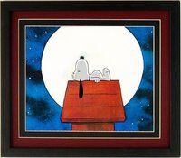 Snoopy The Dreamer Poster Framed