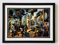 Thomas Hart Benton Hollywood Poster Custom Framed A+ Quality