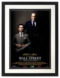 Wall Street Money Never Sleeps Poster Framed Many Sizes available