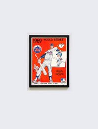 NY Mets Poster Framed