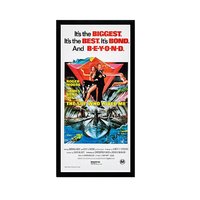 James Bond The Spy Who Loved Me Framed Poster