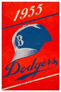 Brooklyn Dodgers 1955 Poster
