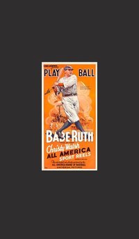 Babe Ruth King of Swat Poster Finest Quality Many Sizes Available