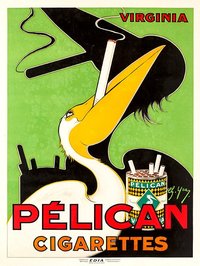 Pelican Cigarettes Poster Print