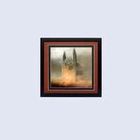 Beksinski Poster Surreal Art Cathedral Ruins