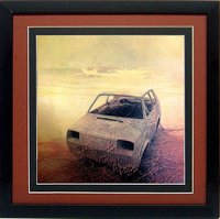 Beksinski Poster Surreal Art Decaying Car