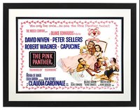 Pink Panther Poster Framed