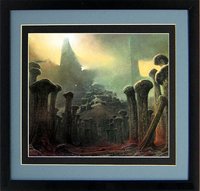 Beksinski Poster Surreal Art Bridge of Bones