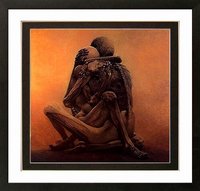 Beksinski Art Print Lovers
