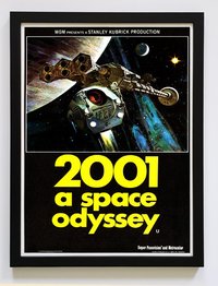 2001 A Space Odyssey Framed Poster