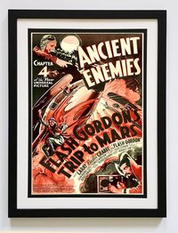 Flash Gordon on Mars Framed Poster