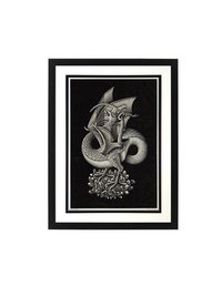 Dragon by M.C. Escher Art Print Custom Framed Many Sizes