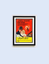 Vertigo 1958 Movie Poster Framed